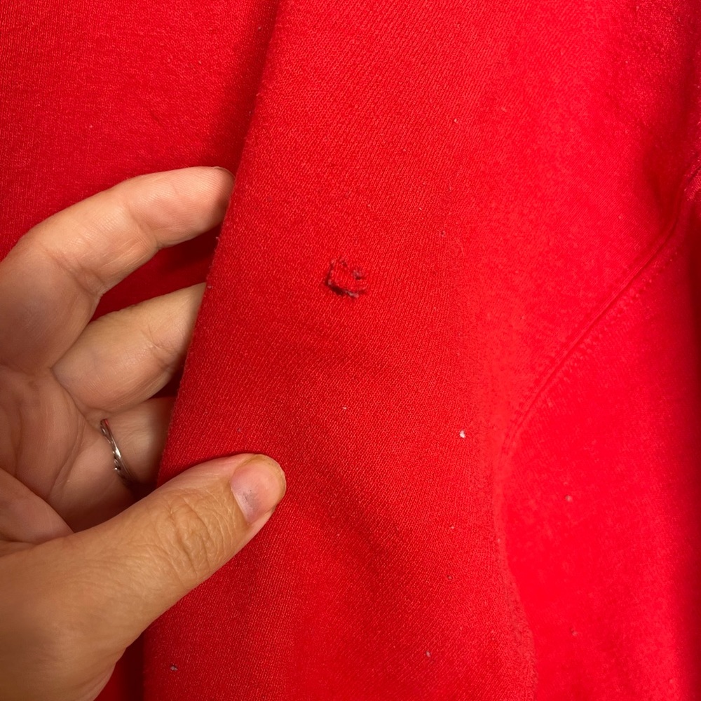 Don’t Hate On My Christmas Sweater Red Damaged XL - Picture 8 of 9